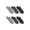 GREY ASSORTED, variant on Champion Men’s No Show Socks 6 Pack – Flat Knit, Moisture-Wicking, Arch Support, Stretch Comfort, Sizes 6–12.5
