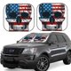 thumbnail image 1 of Balery American Flag Skull Parasol para parabrisas de coche de 2 piezas | Parasol plegable para parabrisas delantero de coche para la mayoría de sedanes-Small, 1 of 6