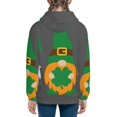 thumbnail image 6 of Kdxio Spring St Patrick’S Day Irish Gnomes Pattern Kids Boys Girls Zip Up Hoodie 3D Printed Hooded Sweatshirt Hoody Coat with Pocket 7-12 Y-Small, 6 of 6