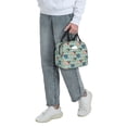 thumbnail image 6 of KLL Colorful Pugs Print Insulated Lunch Bag Women, Reusable Cute Tote Lunch Box for Adult & Men, Leakproof Cooler Lunch Bags for Work Office Travel Picnic, 6 of 6