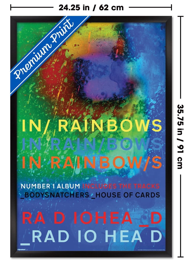 Radiohead - In Rainbows Album Art Wall Poster, 22.375