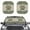 Boho Dog Paw, variant on ForUDesigns Cool Cute Cats Car Sunshade Anti-Dirty, Polyester, 2 Pieces
