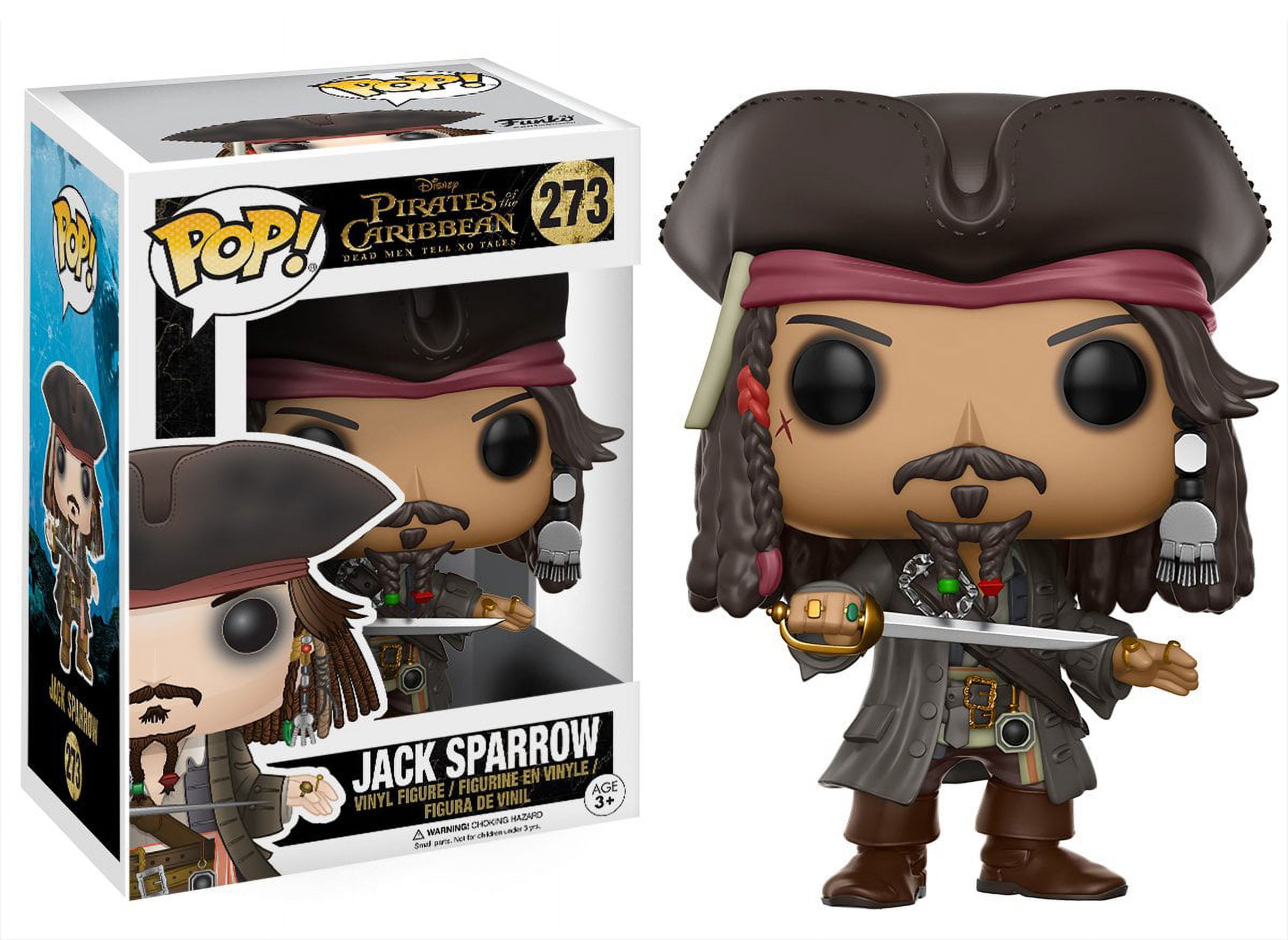 (未使用･未開封品)　Funko - Figurine Disney Pirates Des Caraibes 5 - Jack Sparrow Pop 10cm - 0889698128032 qdkdu57 Amazon.com: Funko Disney Pirates of The Caribbean POP | Jack