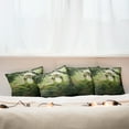 thumbnail image 7 of Ambesonne Antique Throw Pillow Cover 4 Pack, Fantasy Door in Forest View, 20", Pale Green and Green, 7 of 7