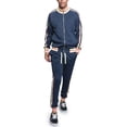 thumbnail image 5 of Men's G Track Suits 2 Piece Sweatsuit Set ST575 - Navy - Large, 5 of 6