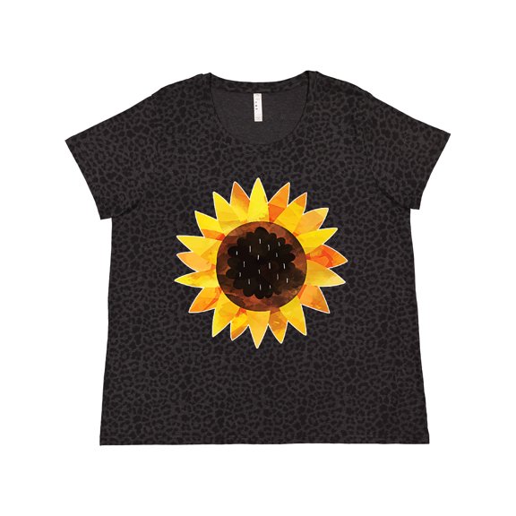 Inktastic Summer Sunflower Women's Plus Size T-Shirt