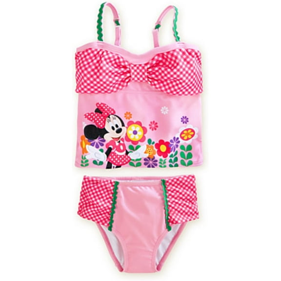 Disney Minnie Mouse Tankini Swimsuit Size 2