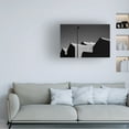 thumbnail image 2 of Canvas Wall Art - Inge Schuster 'Gray City' Wall Art for Living Room, Bedroom, or Office Décor by Trademark Fine Art - 47 x 30 Inches, 2 of 4