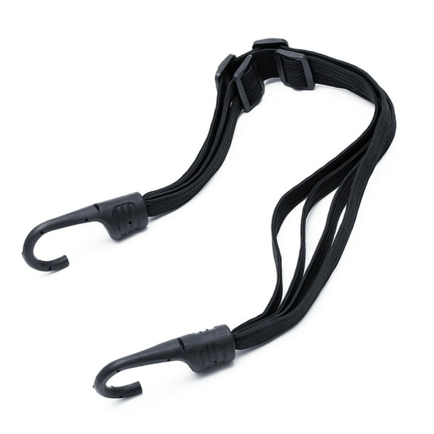 Soidarity Cuerda retráctil para casco, cuerda elástica Universal, correa fija de alta resistencia, casco, equipaje, cordón Flexible con ganchos para Ciclismo Negro/90cm Soidarity OD028273-02