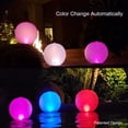 thumbnail image 2 of Luces flotantes para piscina que cambian de color, iluminación exterior con energía solar, resistente al agua IP68, ideal para piscinas, playas, jardines y decoraciones de patio trasero, fácil de, 2 of 5