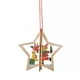 thumbnail image 4 of Colgantes para árboles de Navidad huecos de madera 3D copos de nieve campanas manualidades regalo para niños para decoración de fiestas 8 Piezas kenally HA008739-00, 4 of 6
