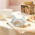 thumbnail image 4 of Retro Plastic Material Chicken Nesting Tray With Lid Large Base Chicken Plastic Bowl Colorful Crystal Jar Suitable For Snacks Desserts Cookies | For Home Kitchen, 4 of 4