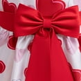 thumbnail image 4 of Girls Valentine's Day Costume Love and Heart Short Sleeve Dress,3-9, 4 of 6