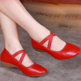 thumbnail image 1 of Zapatos de baile suaves para mujer, práctica, cómodos, planos, ligeros, redondos, 1 of 4
