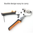 thumbnail image 2 of 10MM Orange-Gray Canvas Tarpaulin Punch Tool Set with Eyelet & Buckle Punchers, Heavy-Duty Hardware Tools for Fabric Working, Compact Kit with Protective Cover, User-Friendly Design for Precision, 2 of 5