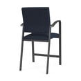 thumbnail image 3 of Newport Reception Waiting Room Healthcare Hip Chair / Charcoal Steel / Blue, 3 of 5