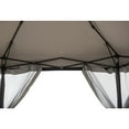 thumbnail image 4 of Sunjoy  Patio 11 ft. x 11 ft. Gray and Black 2-tone Pop Up Portable Hexagon Steel Gazebo Grey, 4 of 5