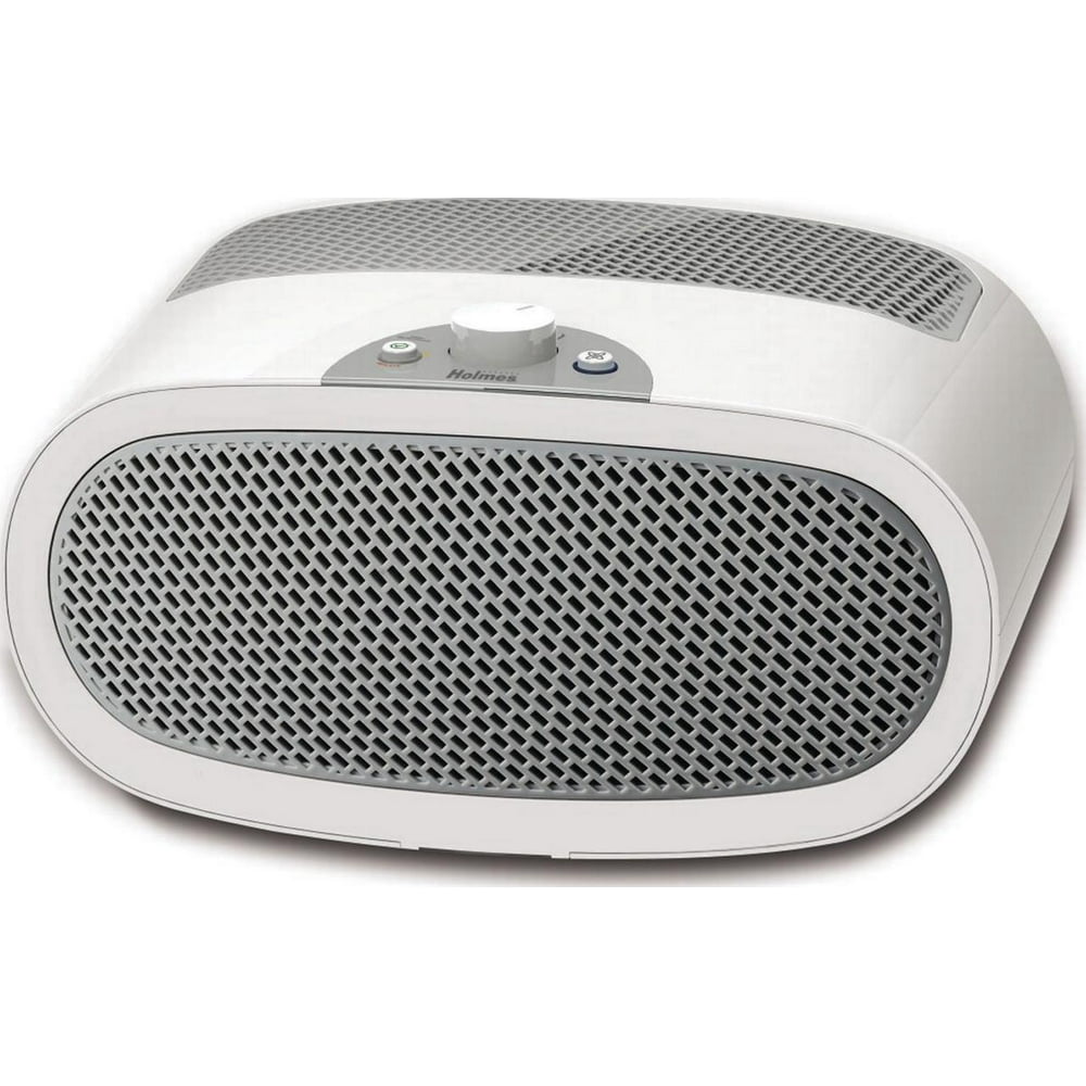 Holmes Small Room 3Speed HEPA Air Purifier with Quiet Operation, White