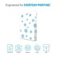 thumbnail image 2 of Papel para impresora HP Office de 20 libras, 11 x 17, 500 hojas, 92, brillante, 2 of 7