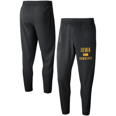 Men's Nike Black Iowa Hawkeyes Spotlight Performance Team Pants