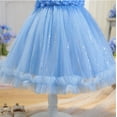 thumbnail image 7 of Toddler Princess Dress Fashion Fluffy Summer Dresses Sparkly Sequin Birthday Prom Outfit Casual Party Tulle Sundress for Kid Ball Gown for Little Girls Short Sleeve Mesh Gauze Dress, 7 of 7