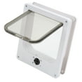 thumbnail image 1 of Cat Door Interior Door, Weatherproof Easy Installation Cat Flap Door Dog Door Cat Door For Exterior Door 4 Modes  Switch Control Pet Door with Flap For Cats Doggie Kittens, 1 of 8