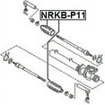 thumbnail image 2 of Febest STEERING GEAR BOOT # NRKB-P11 OEM 48203-0E025, 2 of 2