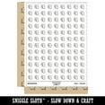 thumbnail image 2 of Toilet Paper Roll Icon 200+ Round Stickers - White - Matte Finish - 0.50" Size, 2 of 3