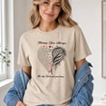 thumbnail image 3 of Jollimate Missing You Always Angel Wing Shirt, Memorial T-Remembrance Graphic Tee, Gift for Women, 3 of 6