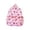 Pink, variant on GobdXE Back To School Unisex Student All Over Cherry Fruit Print Mini Backpack Front Zipper Pocket Lightweight Casual Daypack Size:One Size