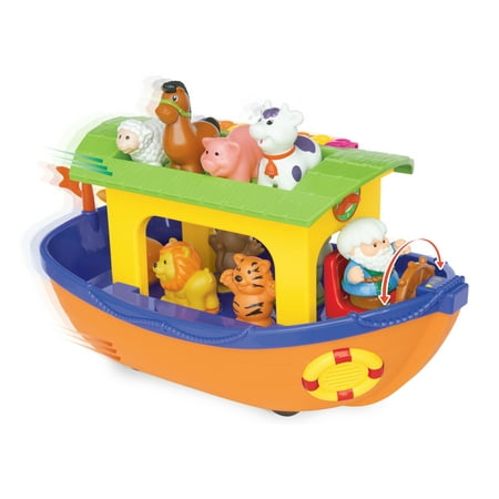 Kiddieland Toys Limited Fun n Play Noahs Ark Activity with 9 Animals, Children 12 mos and up
