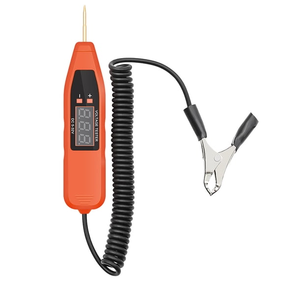 Supvox Automotive Circuit Tester 12 Volt Test Light with Accurate Digital Display for Cars