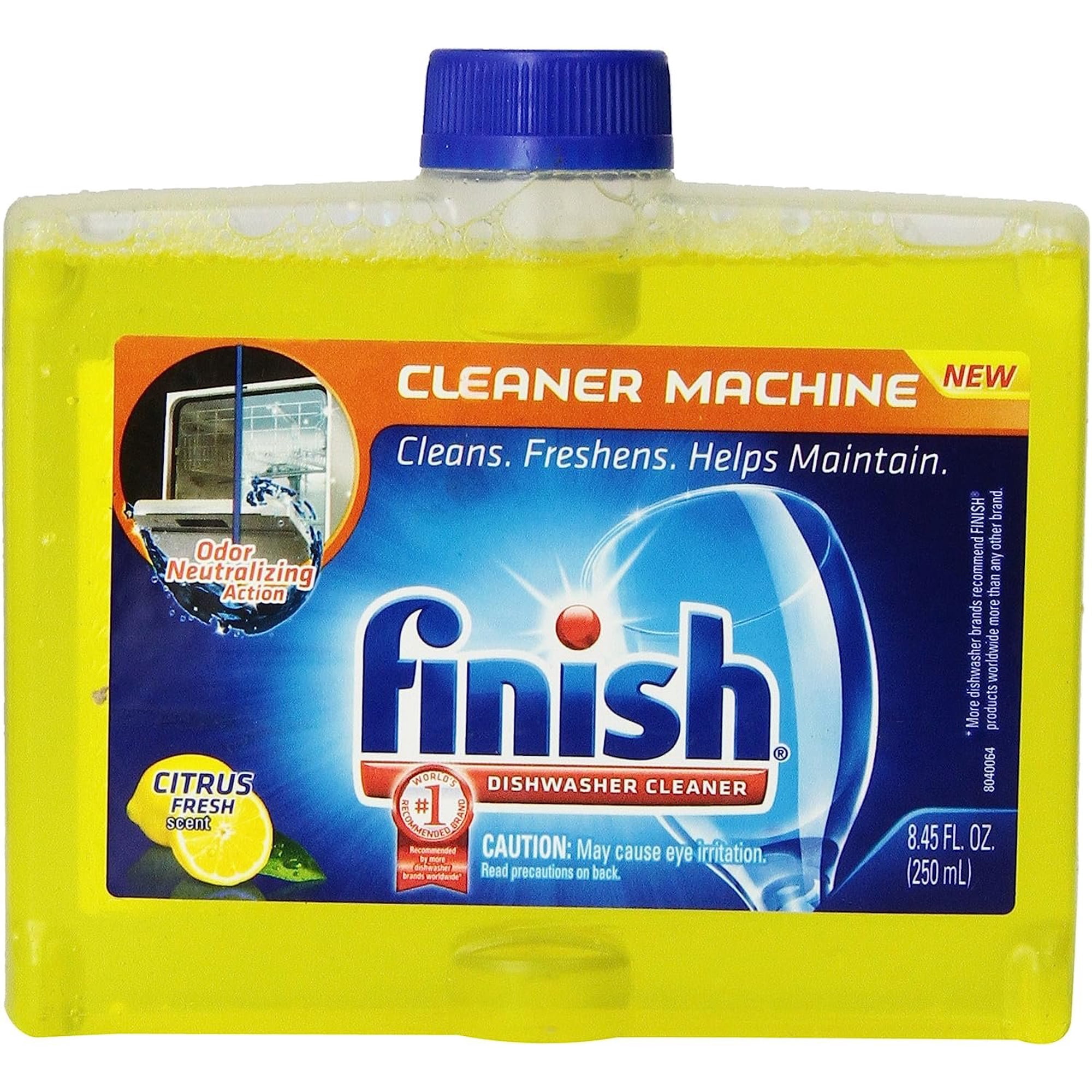 Finish Dishwasher Cleaner, Citrus Scent, 8.45 Ounce