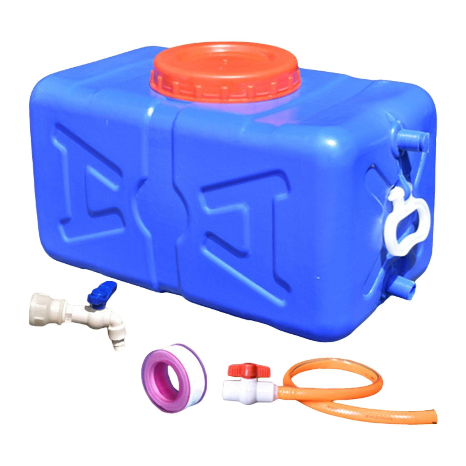 harayaa Utility Water Tank Reusable Horizontal Storage Bucket for Camping Garden Car blue 30kg