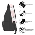 thumbnail image 5 of ZICANCN Crossbody Sling Bag for Men Women - Pink Cute Cats Casual Shoulder Backpacks for Travel Sport Climbing Runners Daypack, 5 of 9