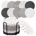 thumbnail image 1 of 10Pcs Tabletop Decor Accessory, Trivets for Hot Dishes, Hot Pots and Pans, Thick Heat Resistant Large Coaster for Kitchen, Hot Pads, Kitchen Essentials, Kitchen Decor for Table & Countertop, I, 1 of 7