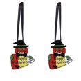 thumbnail image 2 of Accesorio de Halloween, 2 piezas Colgantes de madera de Halloween Colgantes de madera de Halloween Decoraciones de Halloween Rendimiento inigualable, 2 of 9