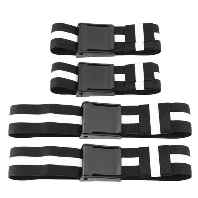 2 Pairs Blood Flow Restriction Bands BFR Occlusion Bodybuilding Exercising Wraps Arm Training Weightlifting Elastic Device No.3