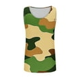 thumbnail image 4 of VBTAPA Men's Workout Tank Tops Lightweight Gym Bodybuilding Training Fitness Undershirts Sleeveless Camo T Shirts Prime Camouflage#7 XXXXL, 4 of 6