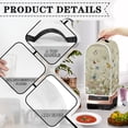 thumbnail image 4 of HELLHERO Butterfly and Daisy Pattern Food Processor Cover 1Pcs Polyester 15.94"H x 9.45"L x 7.28"W for Kitchen Foldable, 4 of 6