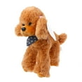 thumbnail image 7 of High Poodle Stuffed Toy Dog with Scarf Cute Realistic Animal Doll for Kids and Children, 7 of 7