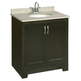 Sonata Bay Cool Gray Single Sink Bathroom Vanity Base 30 Inch