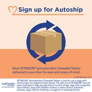 Vetmedin (Pimobendan) Chewable Tablets for Dogs, 10 mg
