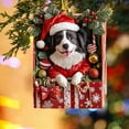 thumbnail image 4 of Christmas Gift Dog Acrylic Hanging Plaque - Cute Dog Themed Acrylic Ornament for Christmas Tree Home Door Decor, Festive Gift Plaque for Dog Lovers Family Friends, Durable Acrylic Dog Decor, 3in, F, 4 of 6