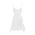thumbnail image 4 of aohooy Linen Dress Women Summer Backlesss Cami Mini Dress Open Back Flowy Loose Boho Beach Sundress Cotton Casual House Dresses White,S, 4 of 7
