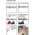 thumbnail image 4 of Kit de Mât de Drapeau en Acier Inoxydable 6 Pieds pour Mur Extérieur avec Base Tournante pour Résidentiel Ou Commercial, 4 of 6