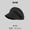 E-403 black suede octagon, variant on Short -Eaves Fisherman Hat Autumn And Winter Literary Retro Basin French Elegant Beret Octa Hat Suede Pile Hat