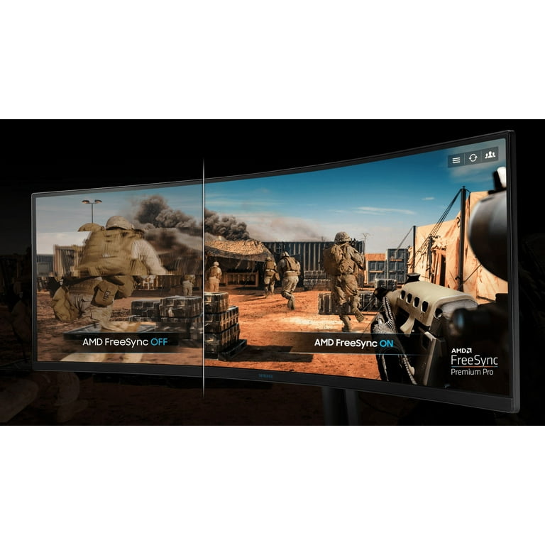 Ecran PC Gamer Incurvé 49 QLED 5K 120 Hz SAMSUNG - MTSAMC49RG90SSU 