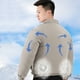 thumbnail image 5 of Chaqueta de ventilador YUNYI BRAND Ventilador de refrigeración USB Gris 2XL, 5 of 8