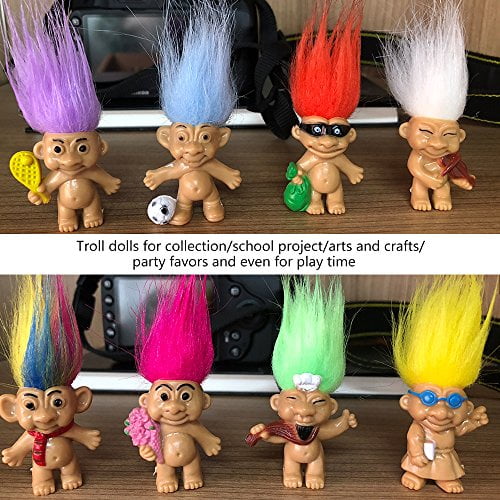 3" Russ Troll Doll BABY GIRL IN PJ's WITH HER BOTTLE NEW IN ORIGINAL WRAPPER 